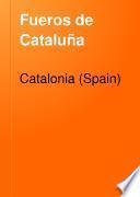 Fueros de Cataluña