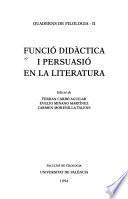 Funció didàctica i persuasió en la literatura