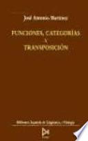 Funciones, categorías y transposición
