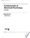 Fundamentals of Abnormal Psychology