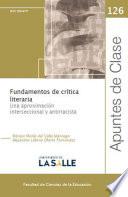 Fundamentos de crítica literaria