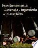 Fundamentos de la ciencia e ingeniería de materiales