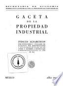 Gaceta de la propiedad industrial ...