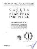 Gaceta de la propiedad industrial ...