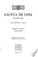 Gaceta de Lima