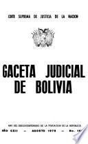 Gaceta judicial de Bolivia