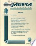 Gaceta legislativa