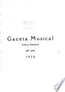 Gaceta musical