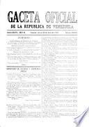 Gaceta oficial de la República de Venezuela