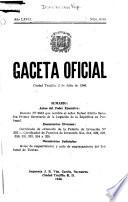 Gaceta Oficial