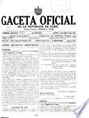 Gaceta Oficial
