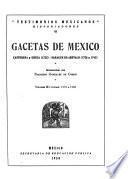 Gacetas de Mescio, Volumen III