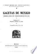 Gacetas de Mexico...