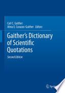 Gaither's Dictionary of Scientific Quotations