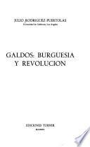 Galdós, burguesía y revolución