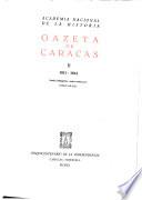 Gazeta de Caracas. 1-2; 1808-12