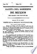 Gazeta del gobierno de México