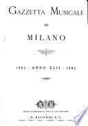 Gazzetta musicale di Milano