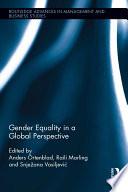 Gender Equality in a Global Perspective