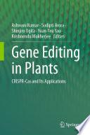 Gene Editing in Plants