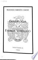 Genealogía de la familia Verdugo (1663-1696).