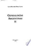 Genealogías argentinas