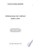 Genealogiás de Cartago hasta 1850