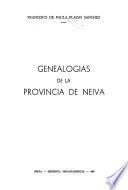 Genealogías de la Provincia de Neiva