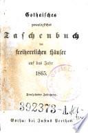 Genealogisches Taschenbuch der freiherrlichen Häuser auf das Jahr ..