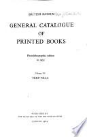 General catalogue of printed books