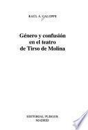 Género y confusión en el teatro de Tirso de Molina