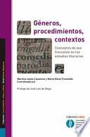 Géneros, procedimientos, contextos