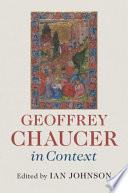 Geoffrey Chaucer in Context