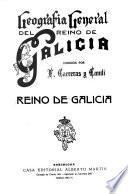 Geografía general del reino de Galicia
