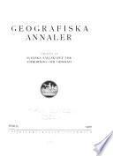 Geografiska Annaler