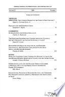 Georgia Journal of International & Comparative Law
