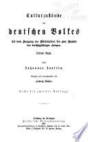 Geschichte des deutschen Volkes seit dem Ausgang des Mittelalters