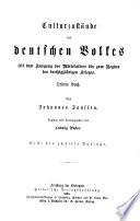 Geschichte des deutschen volkes seit dem ausgang des mittelaters