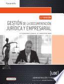 Gestión de la documentación jurídica y empresarial