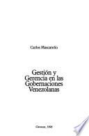 Gestión y gerencia en las gobernaciones venezolanas