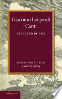 Giacomo Leopardi: Canti
