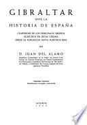 Gibraltar ante la historia de España