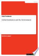 Global Institution and the Environment