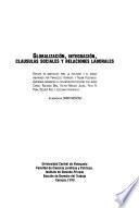 Globalización, integración, clausulas sociales y relaciones laborales
