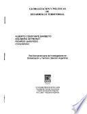Globalización y políticas de dessarrollo territorial