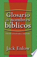 Glosario de nombres bíblicos