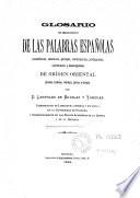 Glosario etimologico de las palabras españolas