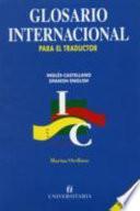 Glosario internacional para el traductor