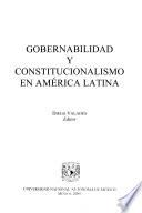 Gobernabilidad y constitucionalismo en América Latina