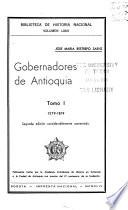 Gobernadores de Antioquia